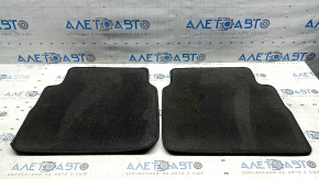 Set of floor mats, fabric, Hyundai Sonata 11-15, black, dry cleanable