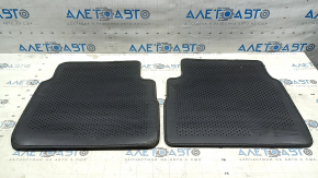 Set of floor mats, fabric, Hyundai Sonata 11-15, black, dry cleanable