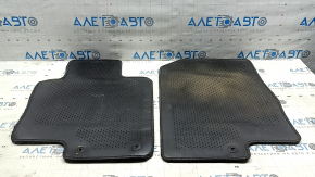 Set of floor mats, fabric, Hyundai Sonata 11-15, black, dry cleanable