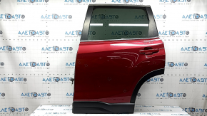 Complete rear left door for Subaru Forester 19-24 SK, tinted, red M1Y, bumpers