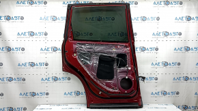 Complete rear left door for Subaru Forester 19-24 SK, tinted, red M1Y, bumpers