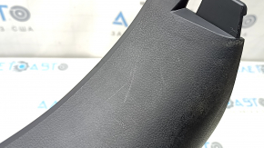 Lower left front pillar trim Subaru Forester 19-24 SK black, scratches, whitened plastic