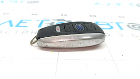 Smart key for Subaru Forester 19-24 SK 4 buttons, oxidized, worn, chrome is missing