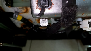 Passenger seat Nissan Murano z52 19-24 without airbag, mechanical, black velour, white stitching