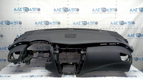 Front dashboard panel with AIRBAG Nissan Murano z52 19-24 black, broken, scratches, rusty pyropatron