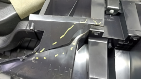 Front dashboard panel with AIRBAG Nissan Murano z52 19-24 black, broken, scratches, rusty pyropatron