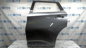 Bare rear left door Nissan Murano z52 15-24 graphite KAD, with upper chrome molding