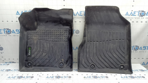 Set of floor mats, rubber, Nissan Murano z52 19-24, black, HAFIDI