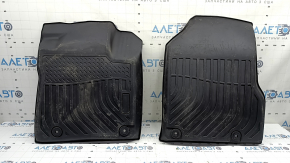 Set of floor mats, rubber, Nissan Murano z52 19-24, black, HAFIDI
