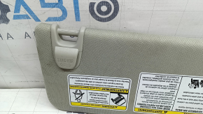Left visor Nissan Murano z52 19-24 gray, without hook, dry cleanable