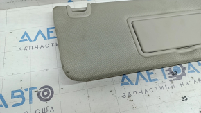 Right visor Nissan Murano z52 19-24 gray, without hook, dry cleanable