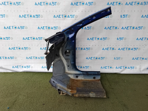 Front right quarter of Kia Forte 19-24 sawed off, without side member, blue