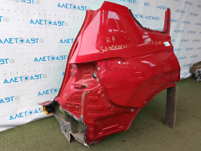 Quarter wing rear right Hyundai Santa FE 19-23 sawed off, without threshold, red