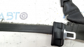 Driver's seat belt with tensioner and squib for Honda Insight 19-22, black, missing belt fragment, cut
