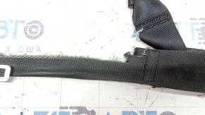 Driver's seat belt with tensioner and squib for Honda Insight 19-22, black, missing belt fragment, cut
