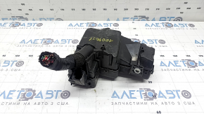 The underhood fuse box for a Honda Insight 19-20 is large, without a cover or wiring, and the fasteners are broken