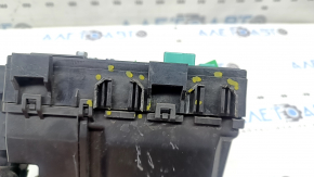 The underhood fuse box for a Honda Insight 19-20 is large, without a cover or wiring, and the fasteners are broken