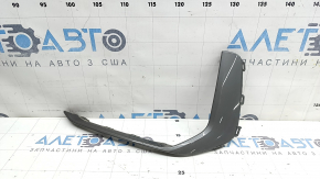 Front bumper trim, left, Audi A6 C8 19-23, gloss gray, S-Line