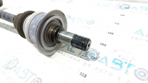 Rear left axle shaft BMW X3 F25 11-17 with drive and hub, rusty hub