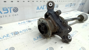 Rear left axle shaft BMW X3 F25 11-17 with drive and hub, rusty hub