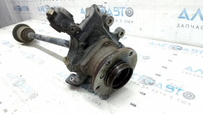 Rear right axle shaft BMW X3 F25 11-17 with drive and hub, rusty hub