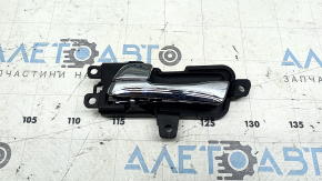 Inner rear left door handle Hyundai Sonata 11-15 chrome