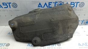 Rear left front fender liner Hyundai Sonata 11-15 hybrid, tear