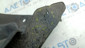 Rear left fender liner Hyundai Sonata 11-15 hybrid, tears, dented