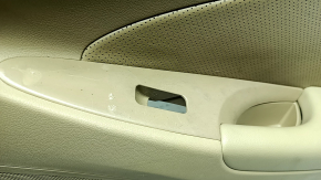 Door trim card rear right Hyundai Sonata 11-15 beige leather, scratches