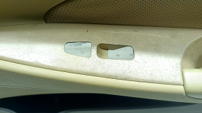 Door trim, front right card, Hyundai Sonata 11-15, beige leather, scratches