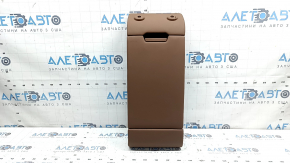 Backrest of the rear row of seats, 2nd row, central, Audi A6 C8 19-25, light brown leather