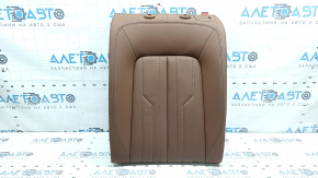Backrest of rear row of seats 2nd row left Audi A6 C8 19-20 light brown leather