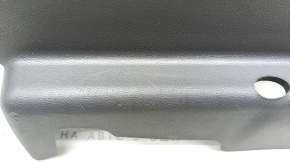 Lower right center pillar trim Hyundai Sonata 11-15 brown, scratches