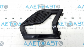 Front bumper grille left Ford Fusion mk5 19-20 for LED fog lights, gloss, sand