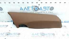 Side bolster of the 2nd row of seats, right, Audi A6 C8 19-25, light brown leather