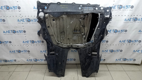 The engine protection of the Honda Insight 19-22 is torn, cracked, dented, no fragments
