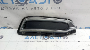 Left rear bumper lip trim for Audi A6 C8 19-23 with molding, chrome, S-line