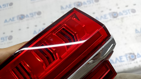 Right outer wing light Audi A6 C8 19-25 without animation with chrome molding, scratches