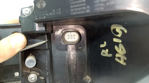 Left outer wing light Audi A6 C8 19-25 without animation with chrome molding, scratches