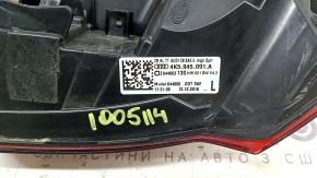 Left outer wing light Audi A6 C8 19-25 without animation with chrome molding, scratches