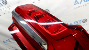Left outer wing light Audi A6 C8 19-25 without animation with chrome molding, scratches