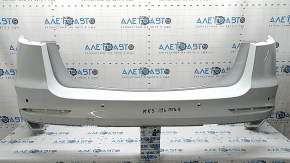 Rear bumper bare Ford Fusion mk5 19-20 for 4 parking sensors without Park Assist, white, dent