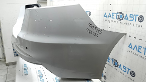 Rear bumper bare Ford Fusion mk5 19-20 for 4 parking sensors without Park Assist, white, dent