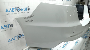Rear bumper bare Ford Fusion mk5 19-20 for 4 parking sensors without Park Assist, white, dent