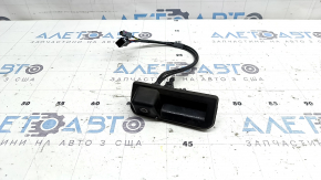 Rear view camera with handle and trunk release button for Audi A6 C8 19-25