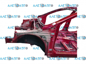 Front left quarter Hyundai Sonata 11-15 red RER, on the body