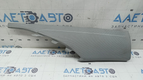 Rear pillar trim behind the left window Audi A6 C8 19-23 gray, needs cleaning