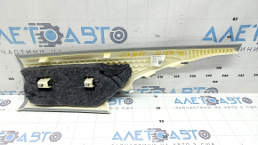 Rear pillar trim behind the left window Audi A6 C8 19-23 gray, needs cleaning
