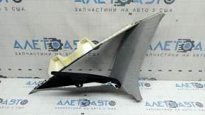 Rear pillar trim in front of the left window, Audi A6 C8 19-23, gray with black, for dry cleaning