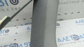 Rear pillar trim in front of the left window, Audi A6 C8 19-23, gray with black, for dry cleaning